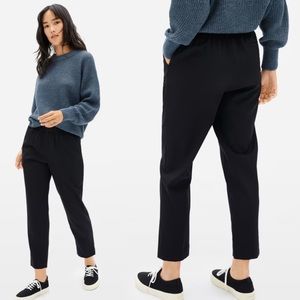 Everlane 100% wool black trousers size 4